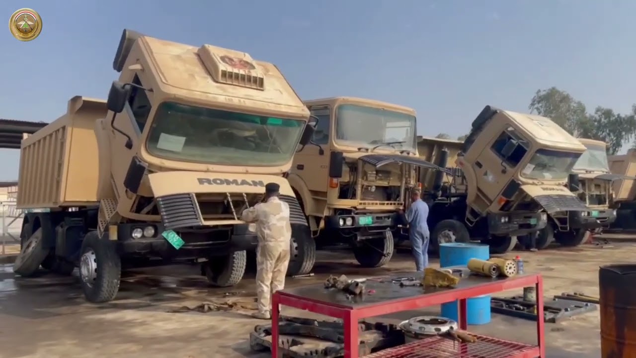 قيادة الفرقة المدرعة التاسعة تنفذ حملة لتأهيل المعدات العسكرية