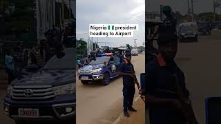 #nigeria #tinubu #convoy president tinibu 3 hours convoy