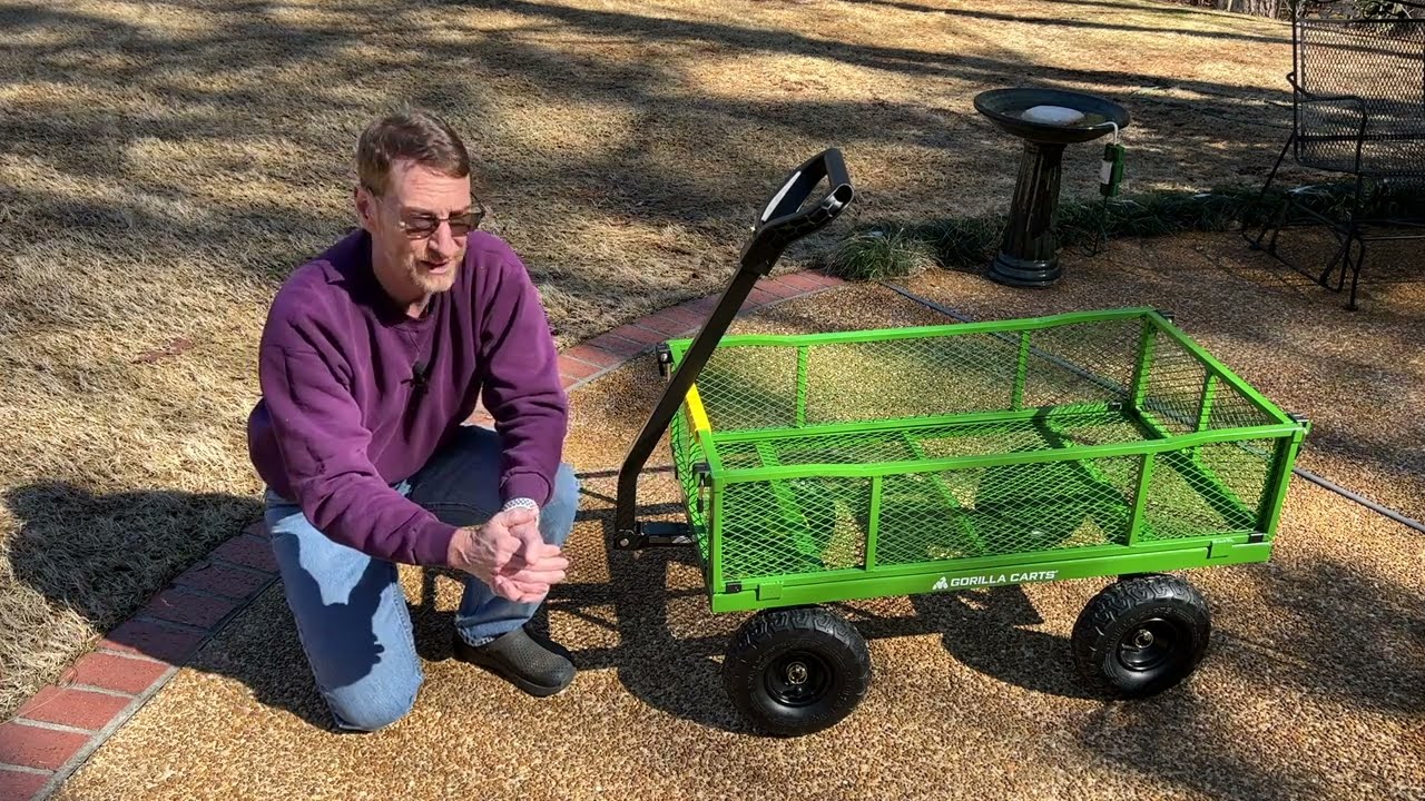 Gorilla Carts Review: Why It's the Best Garden Dump Cart