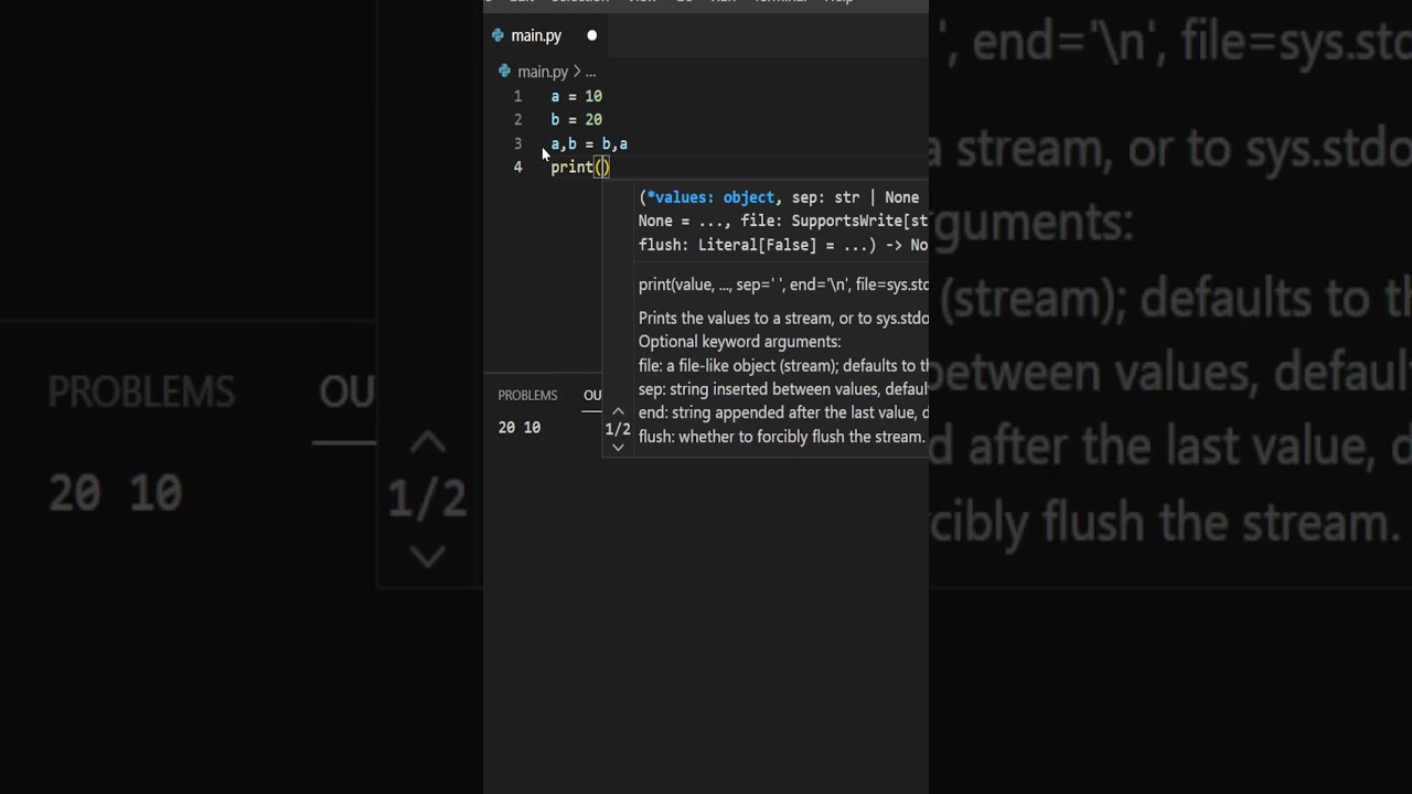 Swap Variables In A Flash The Surprising One Liner Python Trick Programming Coding