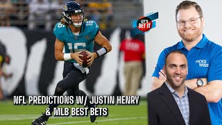 Let's Bet It: Aug. 29th - NFL Predictions w/ Justin Henry & MLB Best Bets