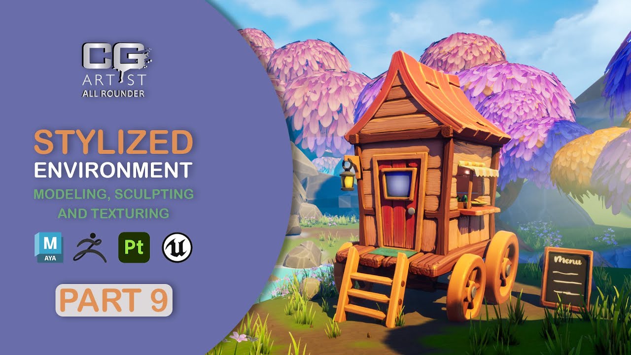 Stylized Modelling stylized environment modeling | pt 9 - YouTube