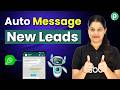 Capture Leads and Trigger WhatsApp Messages Automatically