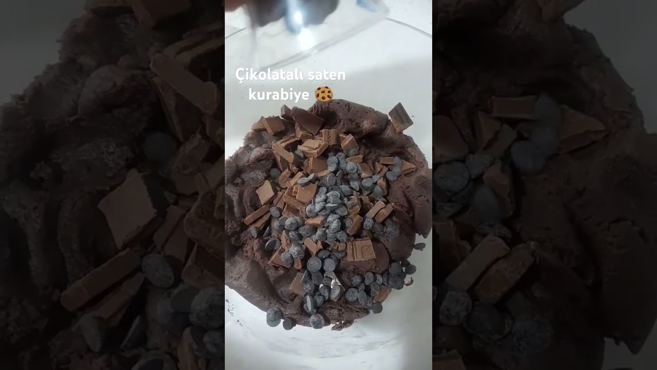 Kolay ve lezzetli bir tarif çikolatalı saten kurabiye yapıyorum ????????????