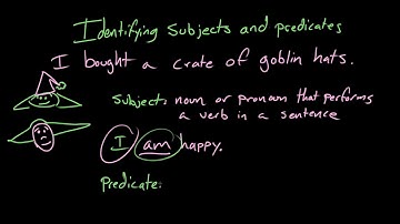 Subjects and predicates   Syntax   Khan Academy