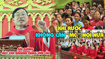 KHI RƯỚC KHÔNG CẦN " MC " NÓI NỮA l BÀI GIẢNG CỰC HAY CỦA ĐỨC CHA ĐAMINH ĐẶNG VĂN CẦU