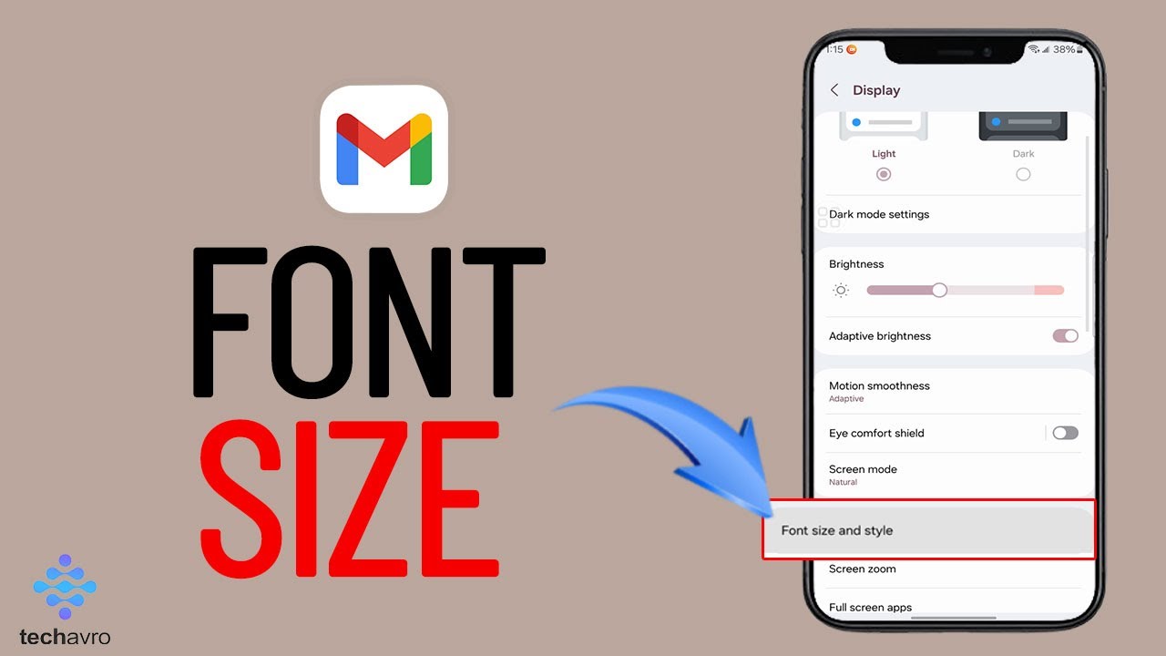 How to Increase Font Size in Gmail (App & Web) 2025