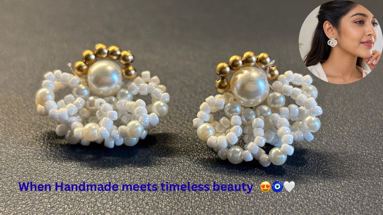 Pearl Earring Tutorial Handmade Pearl Earrings Tutorial Looks So Expensive | Simple DIY ...