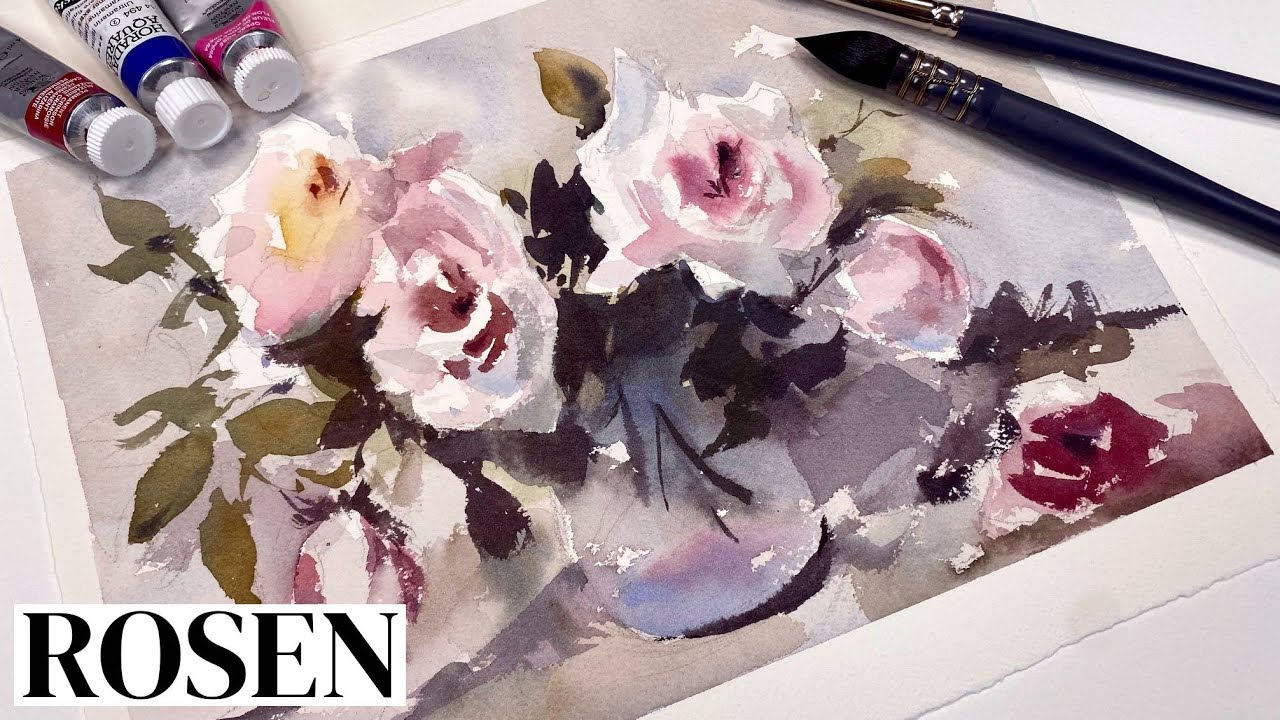 So kopierst du den lockeren Pinselstrich des Meisters - Aquarell Meisterkopie