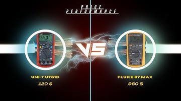 FLUKE 87 MAX & UNI-T UT61D MULTIMETER COMPARISON
