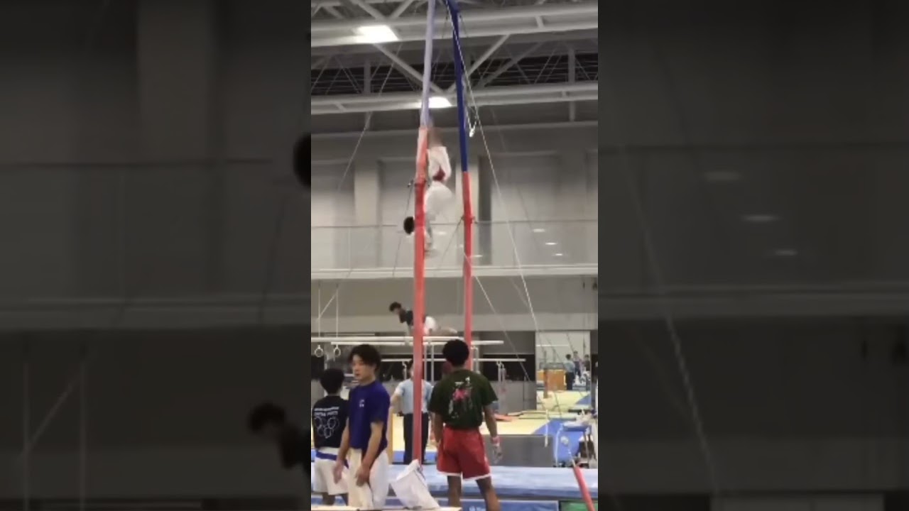 Amazing work by kenzo shirai (JPN) on rings 