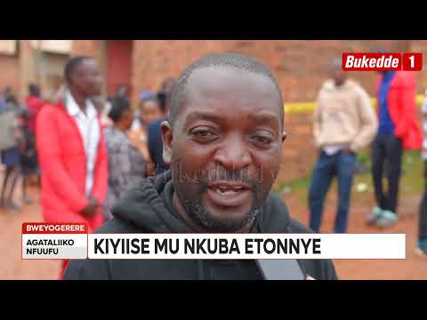 Agataliikonfuufu Ekisenge kinnyukiridde mu nkuba etonnye mu kiro nekitta abantu bana mu nju Kibagw
