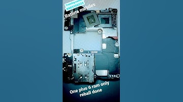 One plus 6 crash dump mode problem. Reball ram only done #oneplus6crashdumb #trainingcentertamilnadu