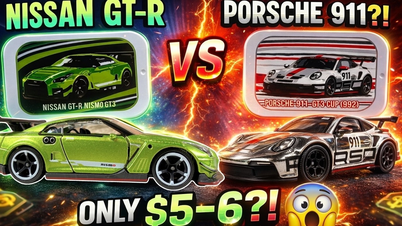Jada Pink Slips Nissan GT-R & Porsche Unboxing! Premium Diecast Heat!