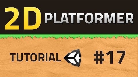 17. How to make a 2D Platformer - SHOOTING GFX - Unity Tutorial