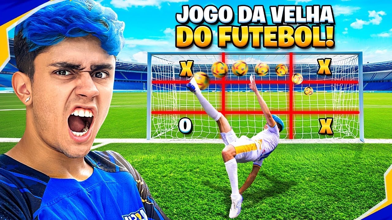 JOGO INSANO DE FUTEBOL E JOGO DA VELHA! *Quem venceu?