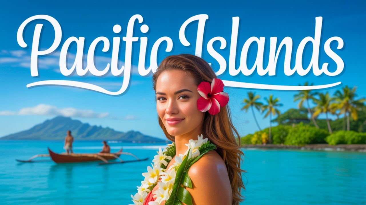 Hawaiian & Polynesian Instrumental Music | 4K Islands Travel Video  ✅🎶