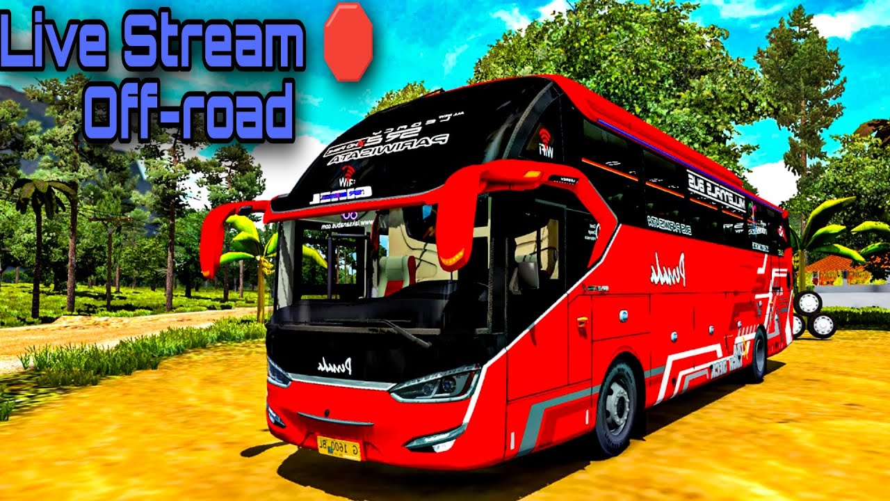 Bus simulator Indonesia 🔥 Live stream 🛑 Off-road Map 🗺️ Android & Pc ...