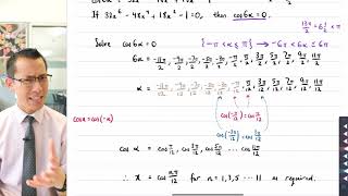 Polynomials with Trigonometric Solutions (3 of 3: Simplifying with identities)