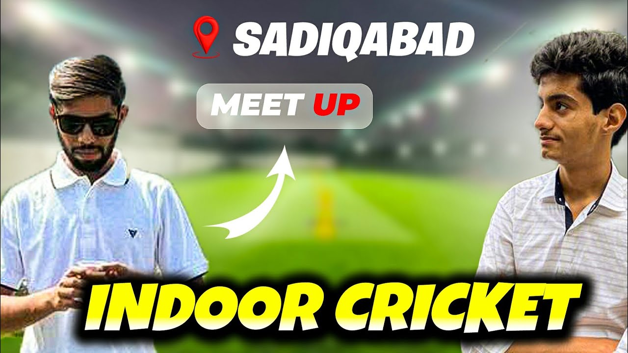 Opening Day of Indoor Cricket in Sadiq Abad with @anasabbasi2021