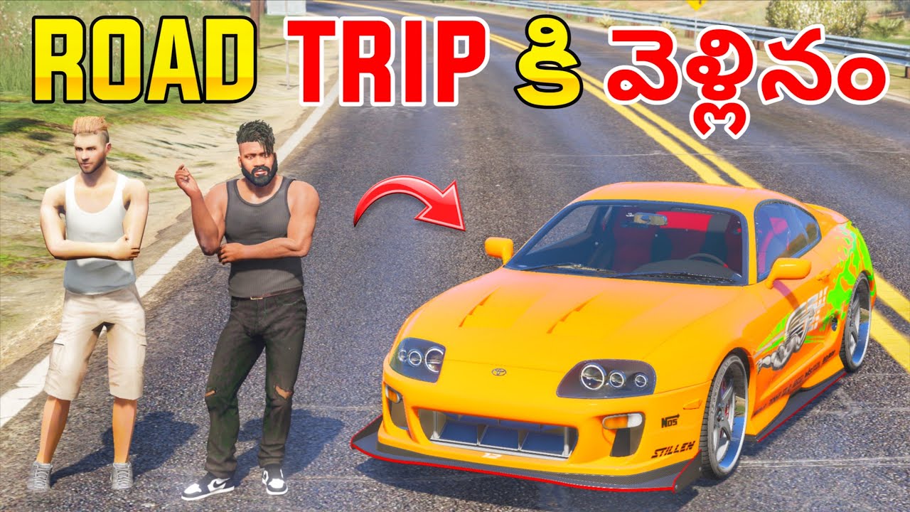Adam & Franklin Went To Road Trip In Gta 5 | Gta 5 In Telugu #213