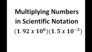 Product Rule Calculations with Scientific Notation Multiplying