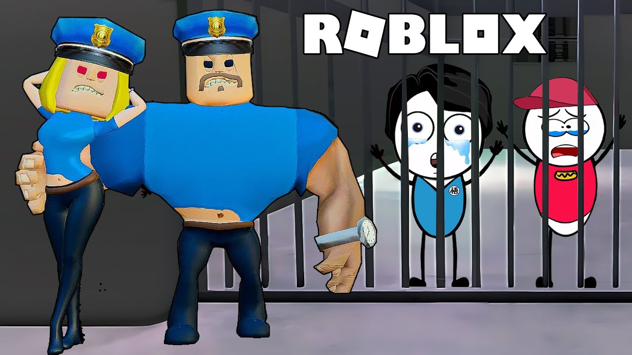 ROBLOX police girl prison run Obby | Khaleel and Motu Gameplay - YouTube