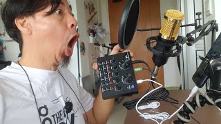 BM800 Condenser Microphone with V8 sound Card Review for live streaming screenshot 3