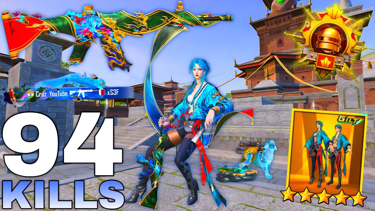 😍 I PLAYED With NEW (Lv. 8) HIT EFFECT Roaring Immolation M416 & UNTAMED CELESTIAL SET🔥| PUBG MOBILE