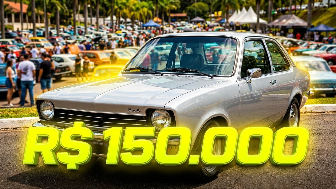 CHEVETTE DE R$ 150 MIL! Conheça os carros mais incríveis de Águas de Lindóia 2026