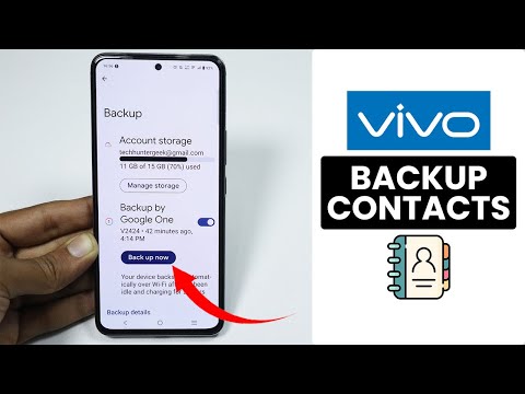 How to Backup Contacts in Any Vivo Phone - Import/Export Contacts