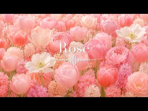 Soft Rosé Dream Waltz 🌸 Elegant Piano & Flute BGM for Study, Work and Relaxation