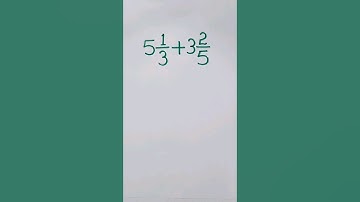 Addition of Mixed Fraction || very simple trick #maths #viraltrick #mathstrick👍❤️...