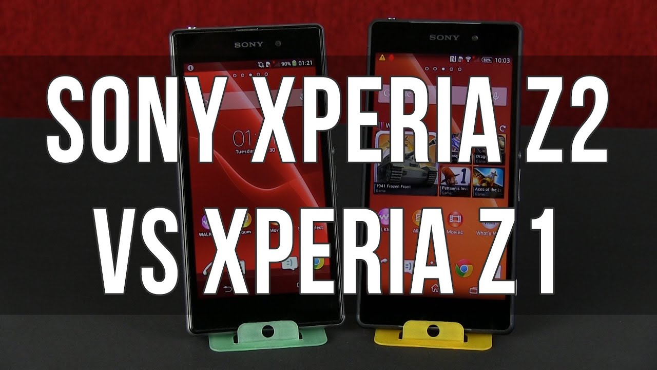 Sony Xperia Z2 vs Xperia Z1 detailed comparison, image size:1280x720