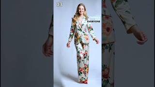 🌸 Powerful Floral Blazer Outfit Ideas for CEOs | Modern Executive Fashion Inspiration|#shorts