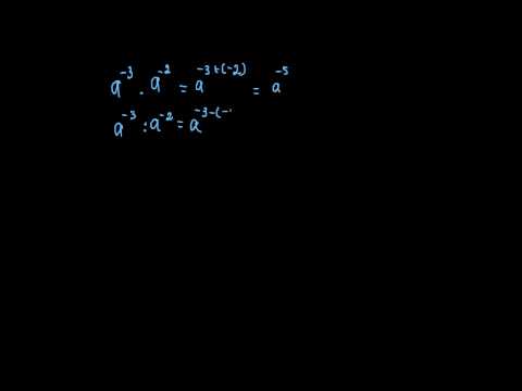 ვიდეო: რა არის მაჩვენებლები მათემატიკაში?