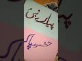 Draw the name of hazoor pak pyare nabi pak allah  respectshorts  calligraphy  islamicfigure
