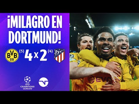 RESUMEN: BVB (5) 4-2 (4) ATLÉTICO DE MADRID I VUELTA CUARTOS DE FINAL I UEFA CHAMPIONS LEAGUE