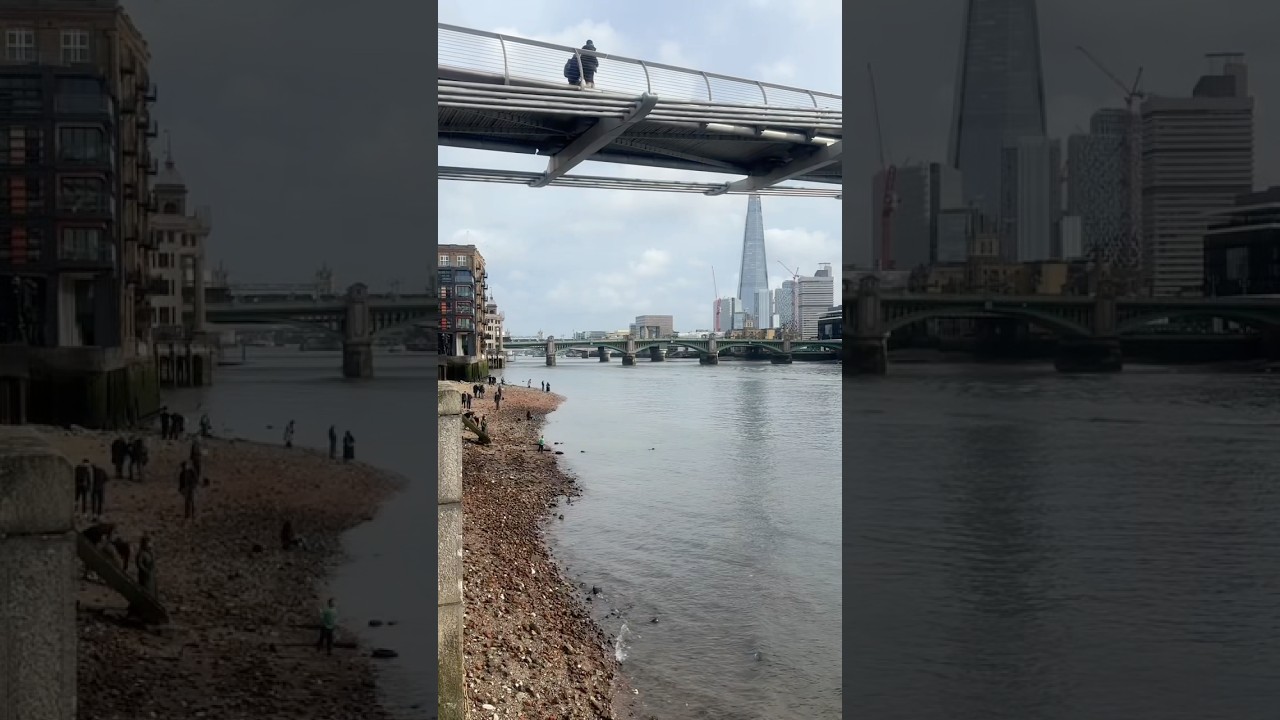 Calm moments by the Thames 🌊✨ 