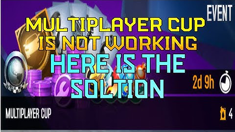 Asphalt 8 Android Multiplayer Cup Is Not Working | Trick To Get Multiplayer Cup