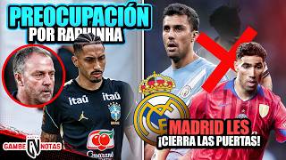 Barça Fears The Worst With Raphinha Madrid Closes Doors On 3 Stars Is Flicks Dream Signing F...