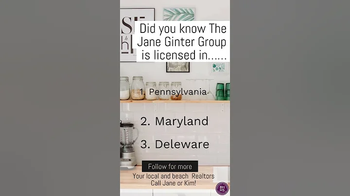 Did you know The Jane Ginter Group is licensed in