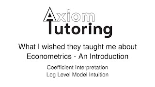 Famous 103 Coefficient interpretation Log level model intuition Wealth