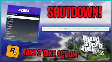 OZARK MOD MENU SHUTDOWN! Popular GTA 5/Red Dead Online Mod Menu Shutdown By Take2/Rockstar Games!