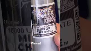 Turn foam into metal with CHROME!