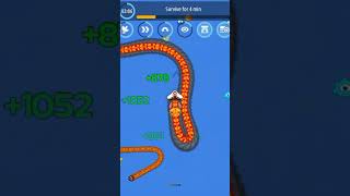 Wormate.io The Running Tiny Worm Snake.io Best Gameplay Oggy &amp; Jock Funny Video #funny#video#shorts
