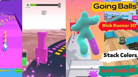 Going Balls | Blob Runner 3D | Stack Colors | Join Clash 3D | العاب فيديو | video oyunları |