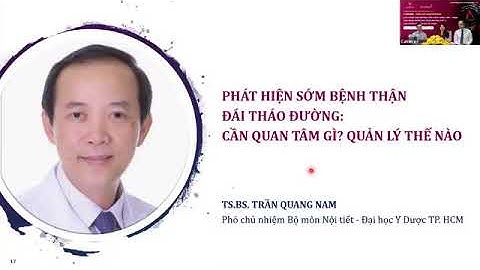 CAN THIỆP SỚM Ở BỆNH ĐÁI THÁO ĐƯỜNG TYPE 2 BẢO VỆ TIM THẬN P1