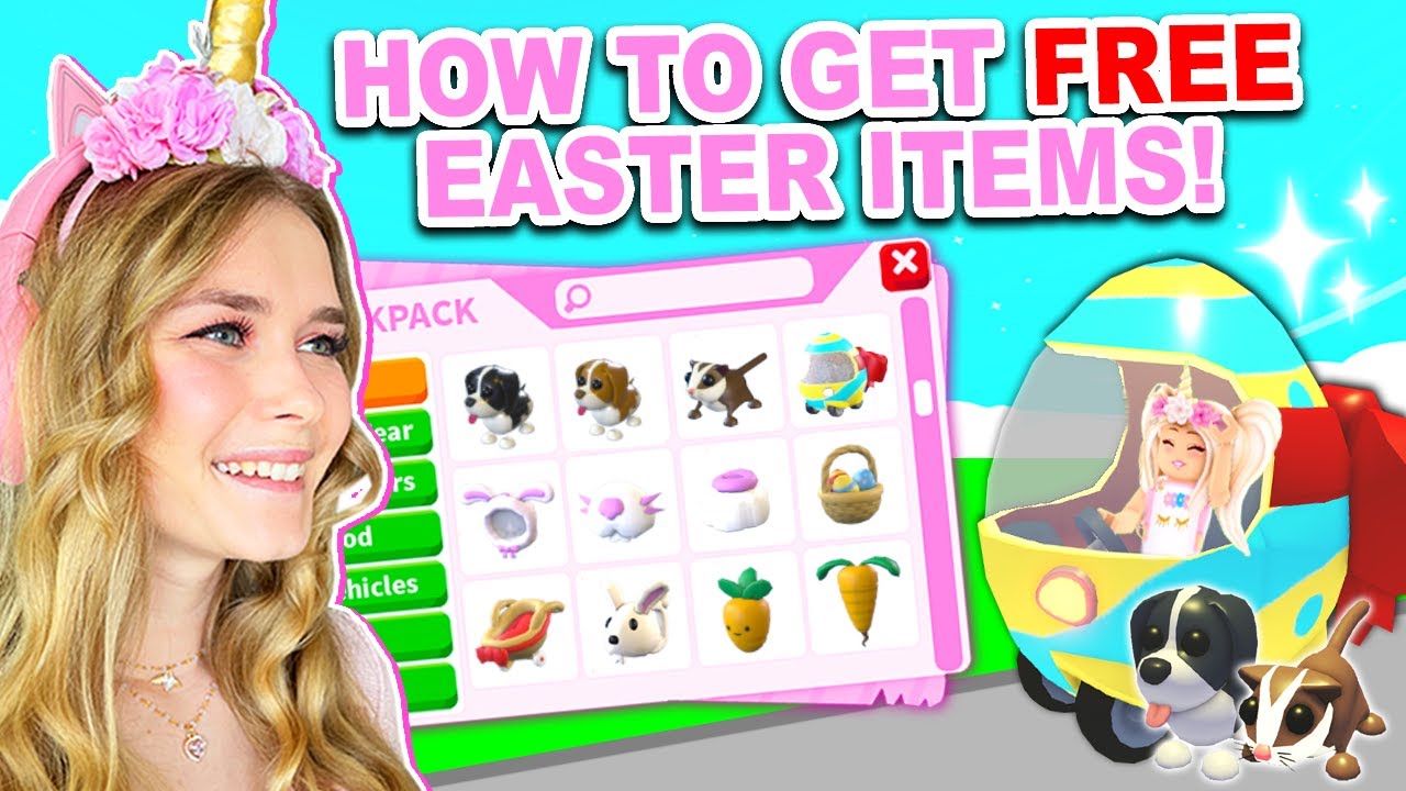 EASTERBUNNY Gave Me FREE EASTER EGGS And LEGENDARY ITEMS In Adopt