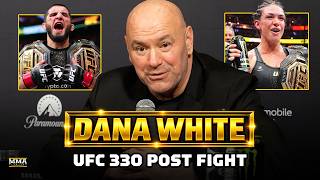 Dana White Reacts To Makhachev's Win Over Machado Garry At UFC 330 | MMA Fighting